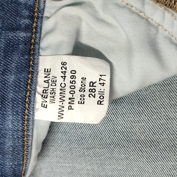 Everlane Denim Jeans High Waist Rise Skinny Eco Stone Wash - Picture 12 of 14